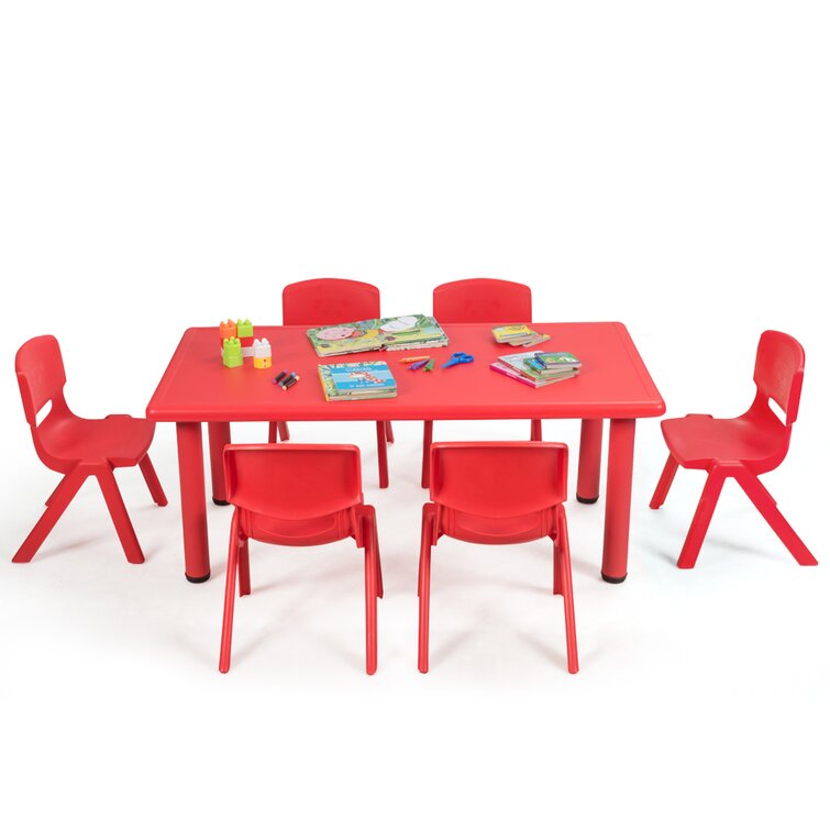 Kids plastic 2024 play table